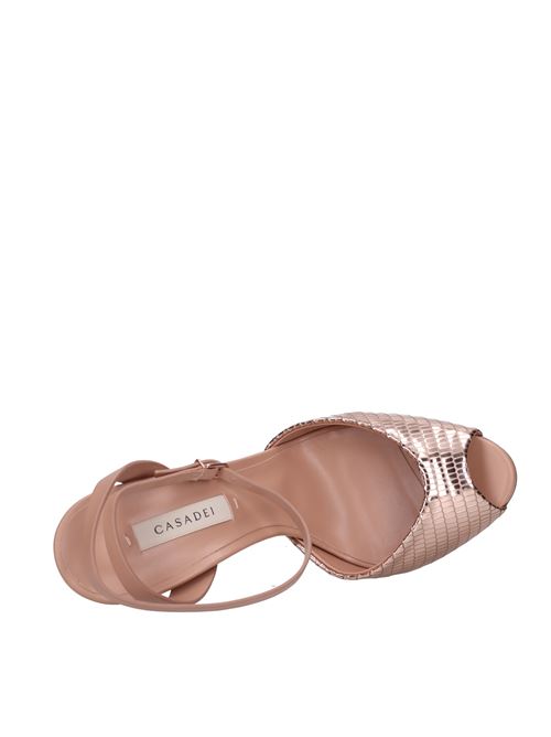 Sandali in pelle CASADEI | L047V1401SPIAGGIA ROSA